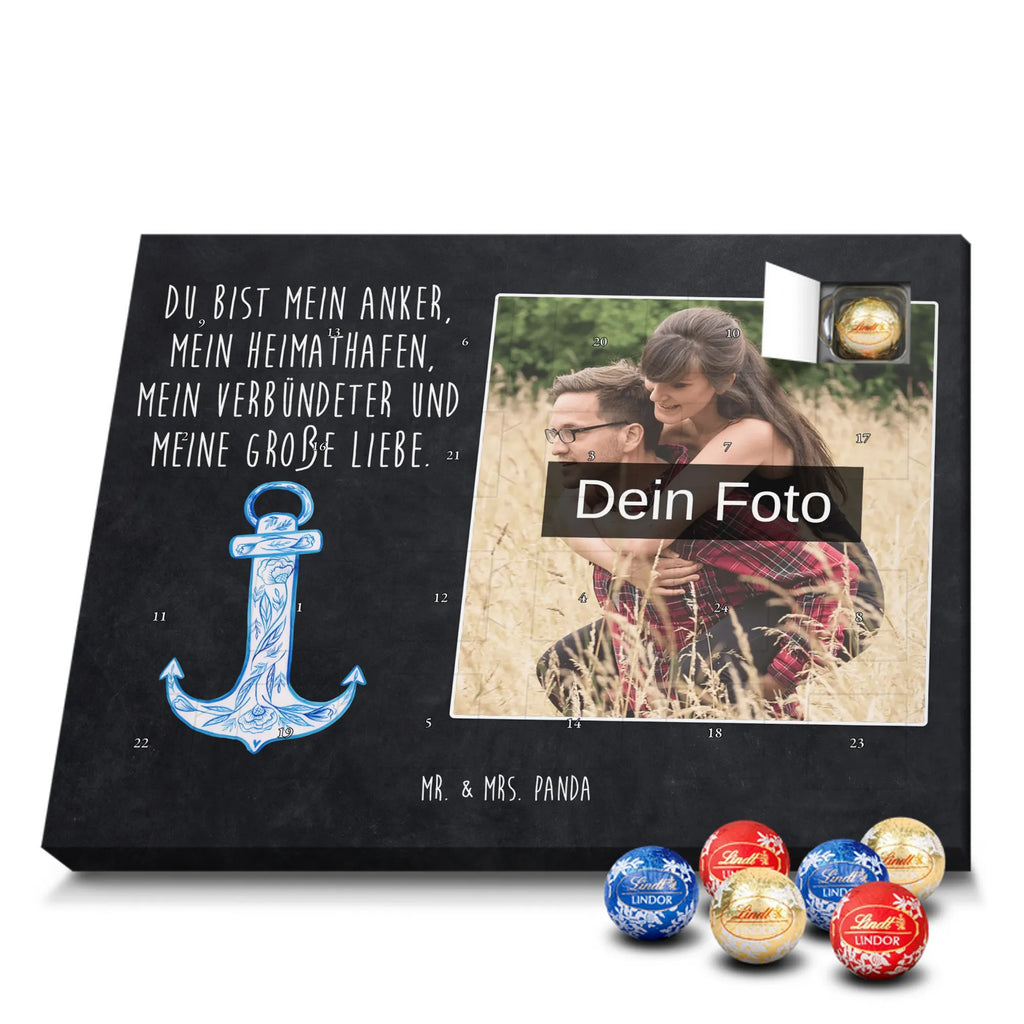 Personalisierter Schoko Foto Adventskalender Anker Blau Personalisierter Schoko Foto Adventskalender, Gute Laune, Lustige Sprüche, Tiere, Tiermotive
