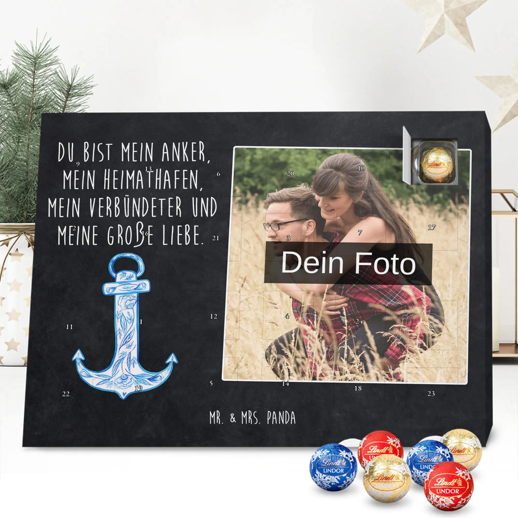 Personalisierter Schoko Foto Adventskalender Anker Blau Personalisierter Schoko Foto Adventskalender, Gute Laune, Lustige Sprüche, Tiere, Tiermotive