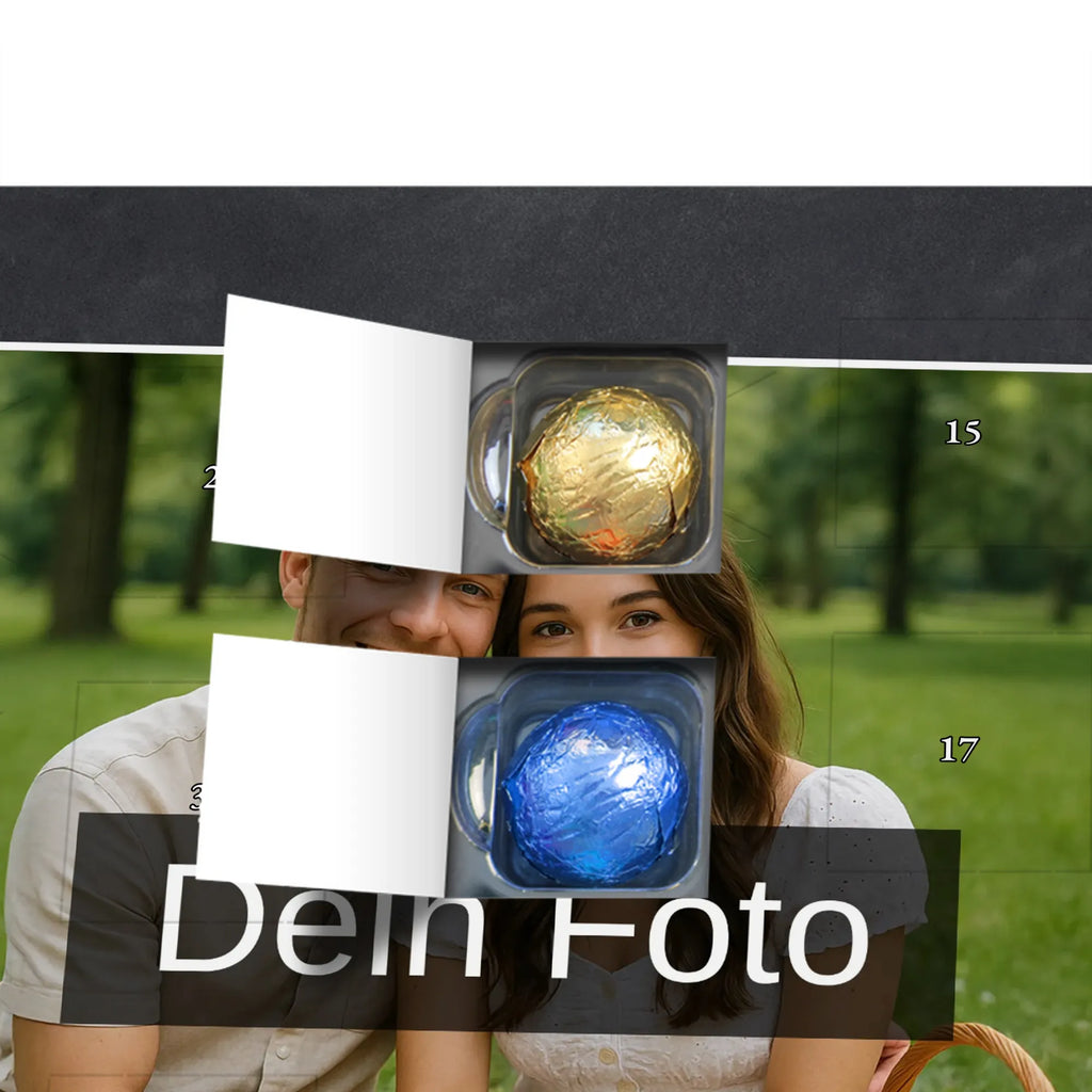 Personalisierter Schoko Foto Adventskalender Bär König Personalisierter Schoko Foto Adventskalender, Teddybär, Teddy, Bär, Vater, Bester Vater, Dad, Vatertag, Daddy, Bester Papa, Papa Bär, Papi, Weltbester Papa, Papa