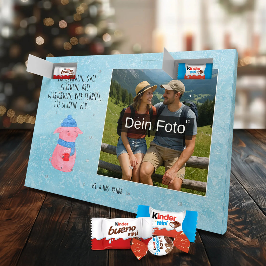 Personalisierter Schoko Foto Adventskalender Schweinchen Glühwein Personalisierter Schoko Foto Adventskalender, Winter, Wintermotiv, Advent, Nikolaus, Weihnachten, Weihnachtsdeko, Heiligabend, Spruch, Glühwein, Weihnachtsmarkt, Betrunken