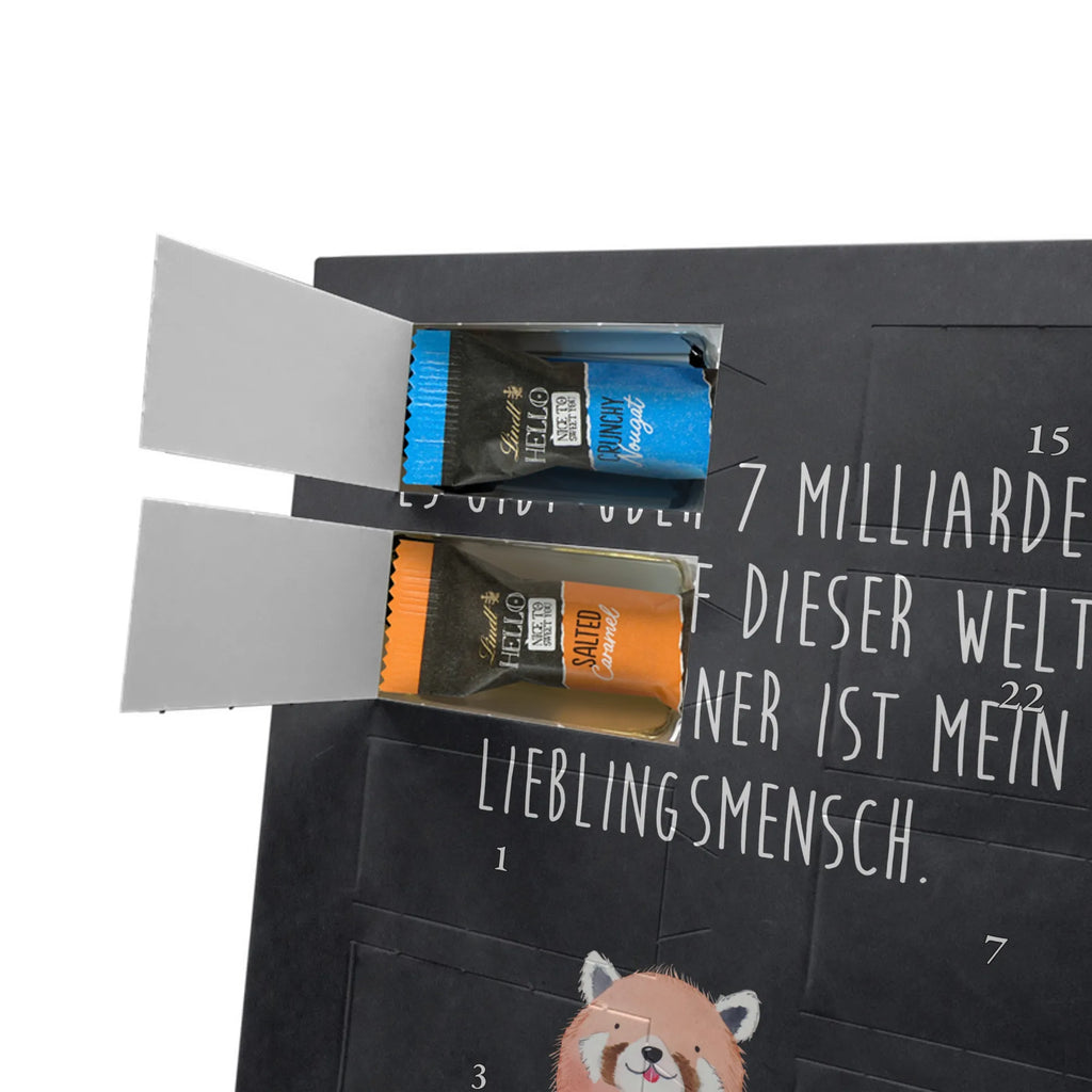 Personalisierter Schoko Foto Adventskalender Roter Panda Personalisierter Schoko Foto Adventskalender, Gute Laune, Lustige Sprüche, Tiere, Tiermotive, Panda, Lieblingsmensch, Herz, Liebling, Rot, Liebe