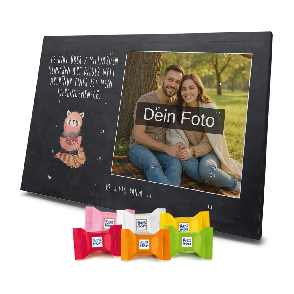 Personalisierter Schoko Foto Adventskalender Roter Panda Personalisierter Schoko Foto Adventskalender, Gute Laune, Lustige Sprüche, Tiere, Tiermotive, Panda, Lieblingsmensch, Herz, Liebling, Rot, Liebe