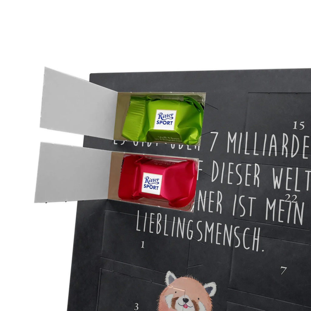 Personalisierter Schoko Foto Adventskalender Roter Panda Personalisierter Schoko Foto Adventskalender, Gute Laune, Lustige Sprüche, Tiere, Tiermotive, Panda, Lieblingsmensch, Herz, Liebling, Rot, Liebe