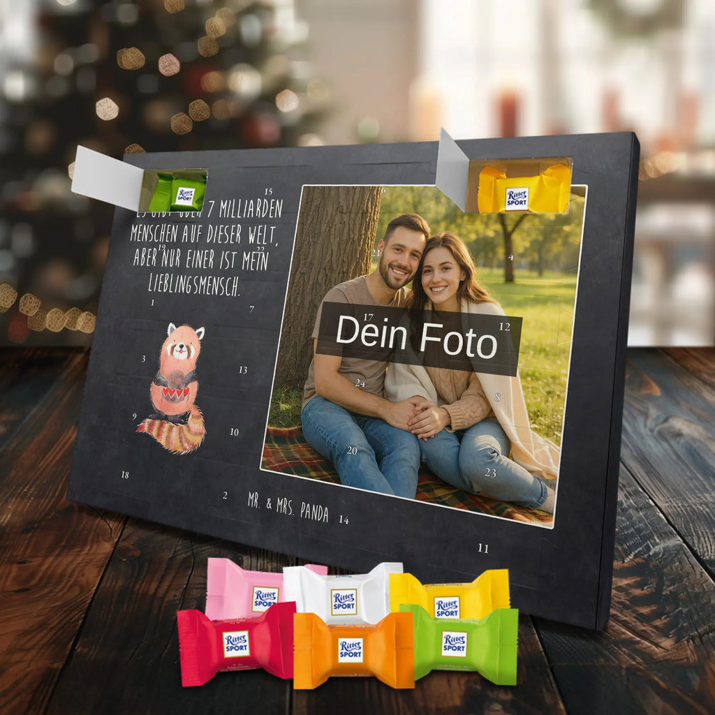 Personalisierter Schoko Foto Adventskalender Roter Panda Personalisierter Schoko Foto Adventskalender, Gute Laune, Lustige Sprüche, Tiere, Tiermotive, Panda, Lieblingsmensch, Herz, Liebling, Rot, Liebe