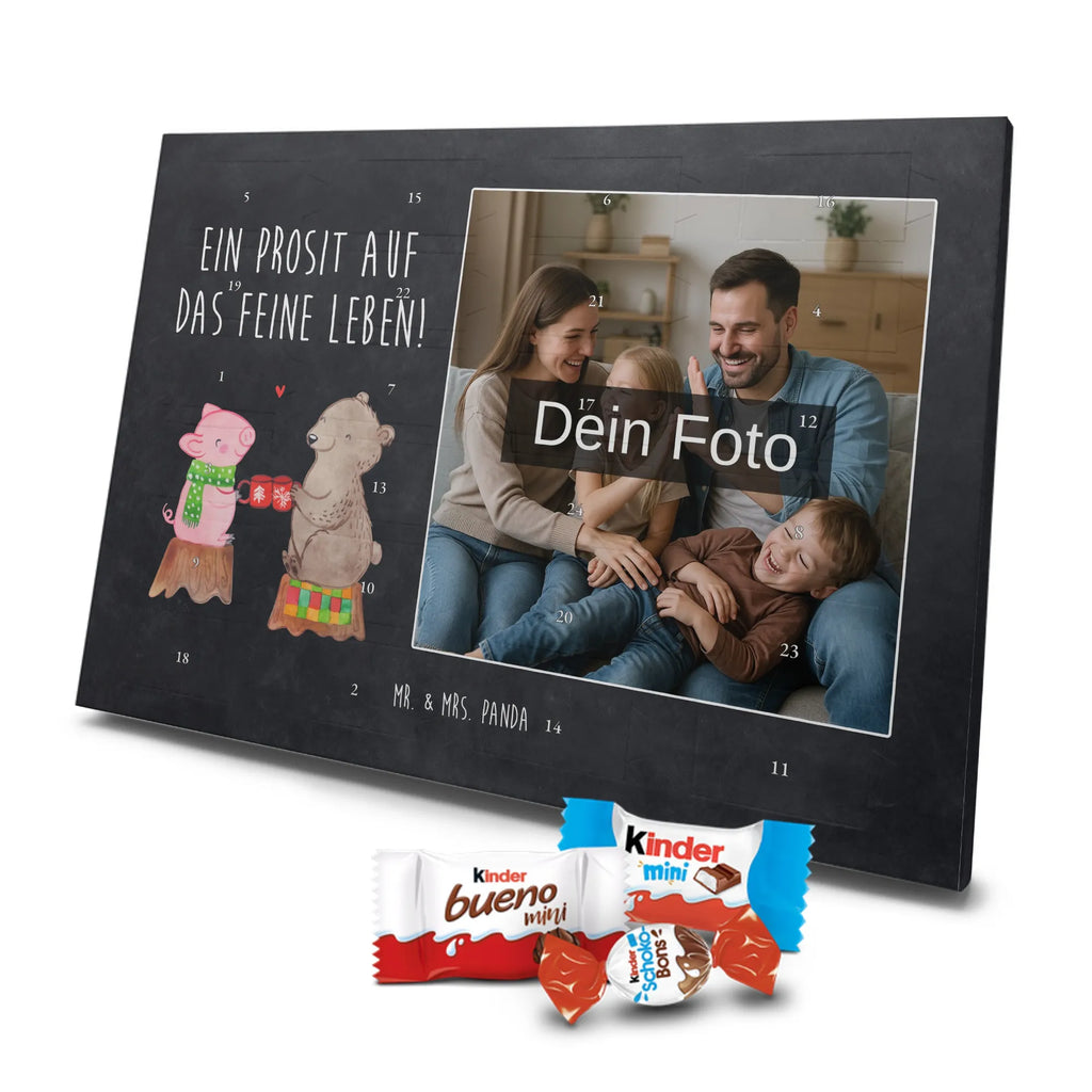 Personalisierter Schoko Foto Adventskalender Glühschwein Sause Personalisierter Schoko Foto Adventskalender, Winter, Wintermotiv, Advent, Nikolaus, Weihnachten, Weihnachtsdeko, Heiligabend, Alles Gute, Prost, Schwein, Weihnachtszeit, Bär