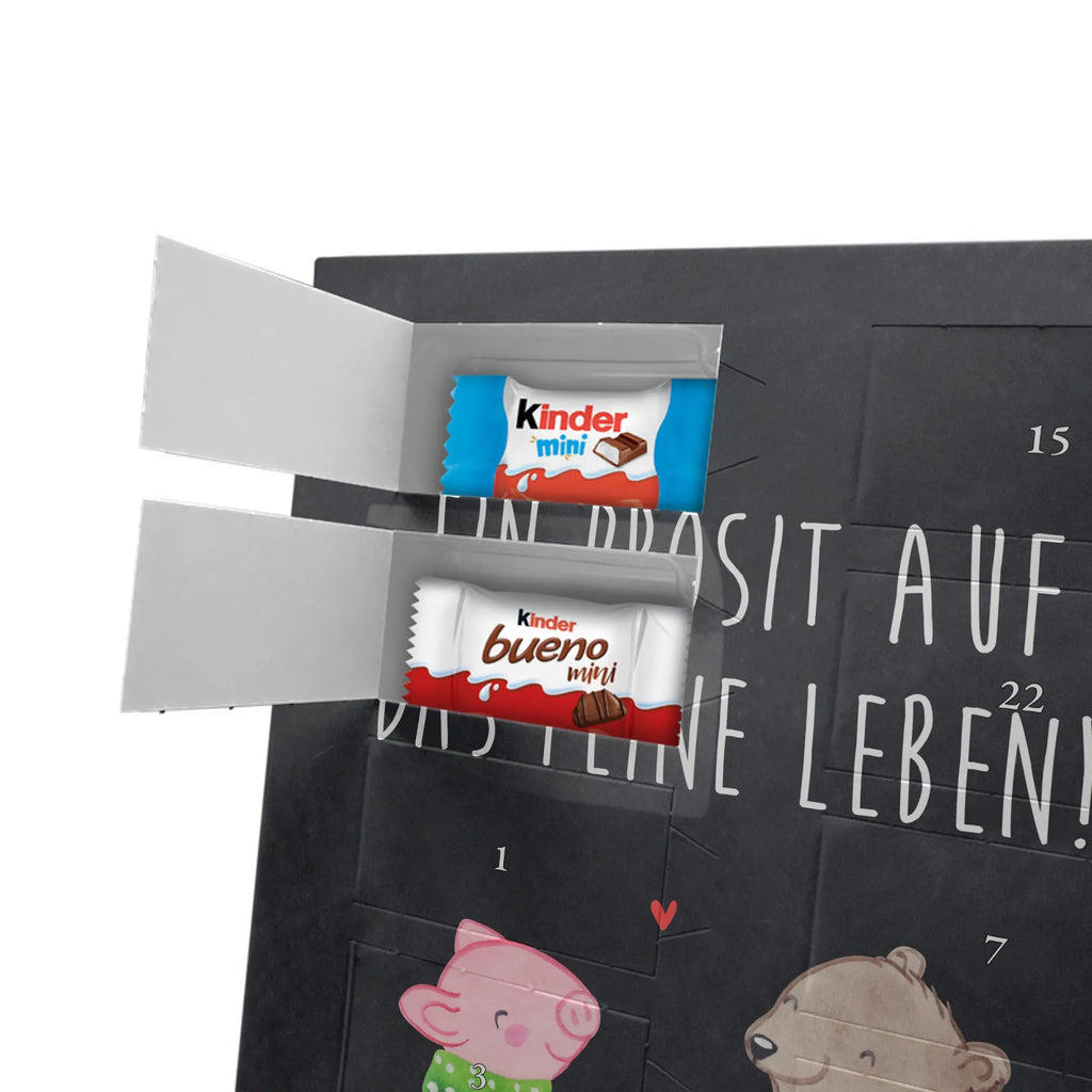 Personalisierter Schoko Foto Adventskalender Glühschwein Sause Personalisierter Schoko Foto Adventskalender, Winter, Wintermotiv, Advent, Nikolaus, Weihnachten, Weihnachtsdeko, Heiligabend, Alles Gute, Prost, Schwein, Weihnachtszeit, Bär