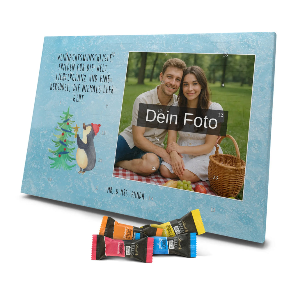 Personalisierter Schoko Foto Adventskalender Pinguin Weihnachtsbaum Personalisierter Schoko Foto Adventskalender, Weihnachtsdeko, Heiligabend, Weihnachten, Advent, Wintermotiv, Nikolaus, Winter, Pinguin
