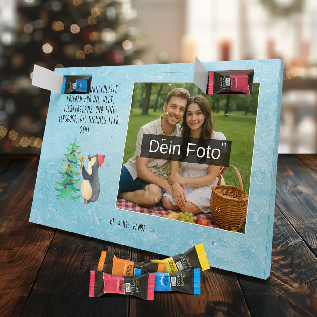Personalisierter Schoko Foto Adventskalender Pinguin Weihnachtsbaum Personalisierter Schoko Foto Adventskalender, Weihnachtsdeko, Heiligabend, Weihnachten, Advent, Wintermotiv, Nikolaus, Winter, Pinguin