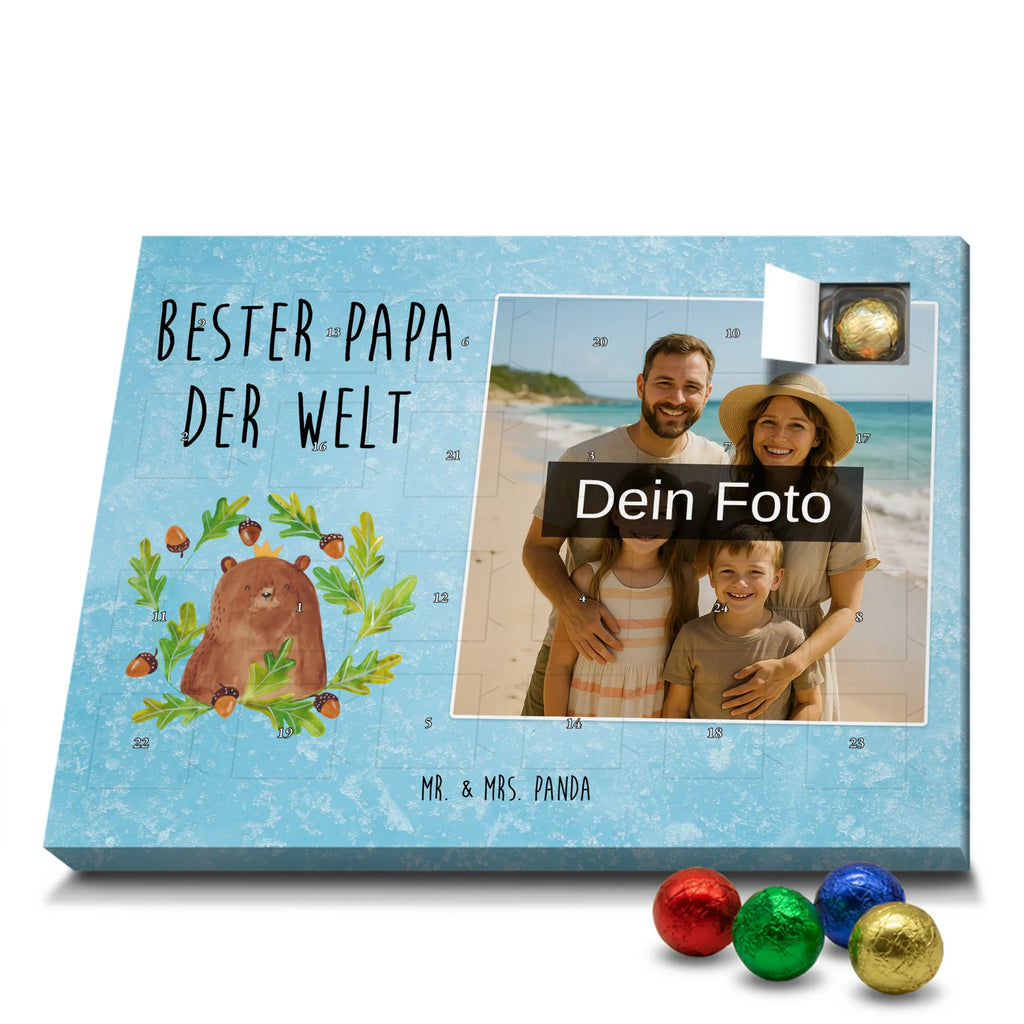 Personalisierter Schoko Foto Adventskalender Bär König Personalisierter Schoko Foto Adventskalender, Teddybär, Teddy, Bär, Vater, Bester Vater, Dad, Vatertag, Daddy, Bester Papa, Papa Bär, Papi, Weltbester Papa, Papa