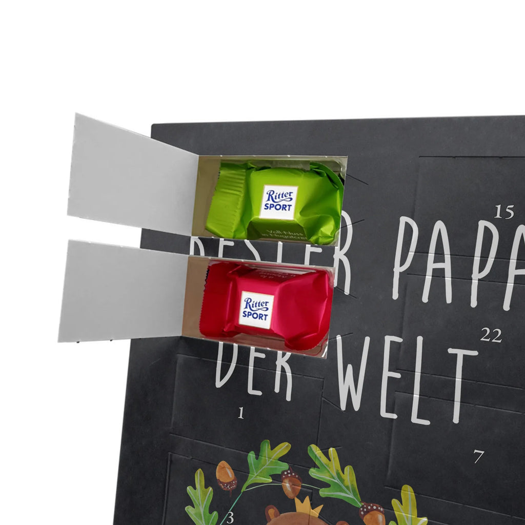 Personalisierter Schoko Foto Adventskalender Bär König Personalisierter Schoko Foto Adventskalender, Teddybär, Teddy, Bär, Vater, Bester Vater, Dad, Vatertag, Daddy, Bester Papa, Papa Bär, Papi, Weltbester Papa, Papa