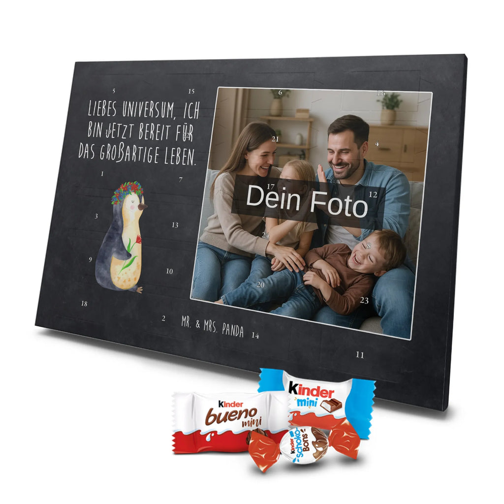  Penguin Flower Penguin, North Pole, Winter, Penguins, motivation, wishes, penguins, life, gift idea, lovesickness, wreath of flowers, goals in life, universe, love of life, goals