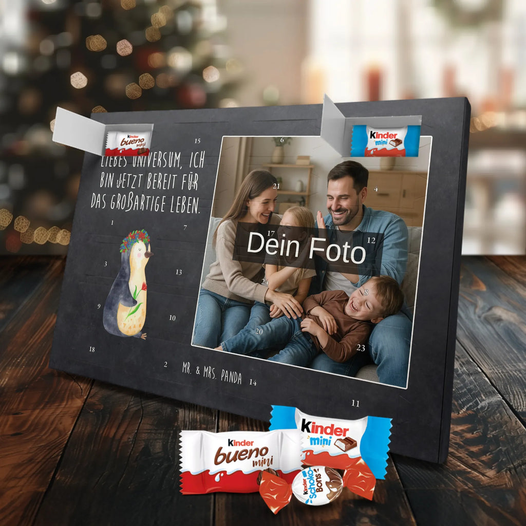  Penguin Flower Penguin, North Pole, Winter, Penguins, motivation, wishes, penguins, life, gift idea, lovesickness, wreath of flowers, goals in life, universe, love of life, goals