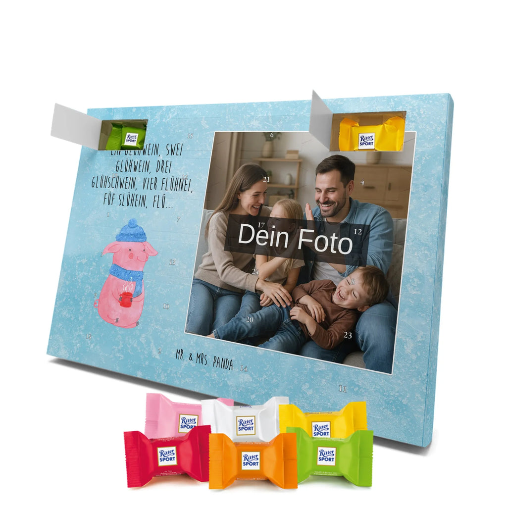 Personalisierter Schoko Foto Adventskalender Schweinchen Glühwein Personalisierter Schoko Foto Adventskalender, Winter, Wintermotiv, Advent, Nikolaus, Weihnachten, Weihnachtsdeko, Heiligabend, Spruch, Glühwein, Weihnachtsmarkt, Betrunken
