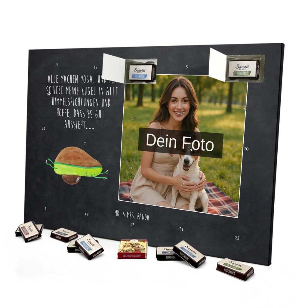Personalisierter Schoko Foto Adventskalender Avocado Yoga Personalisierter Schoko Foto Adventskalender, Gesund, Veggie, Avocado, Vegan, Avocado Yoga Vegan