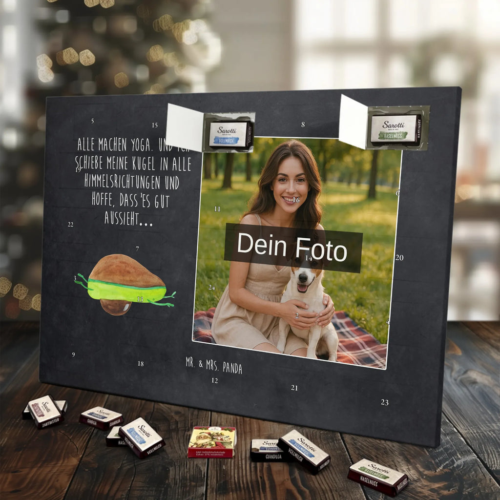 Personalisierter Schoko Foto Adventskalender Avocado Yoga Personalisierter Schoko Foto Adventskalender, Gesund, Veggie, Avocado, Vegan, Avocado Yoga Vegan
