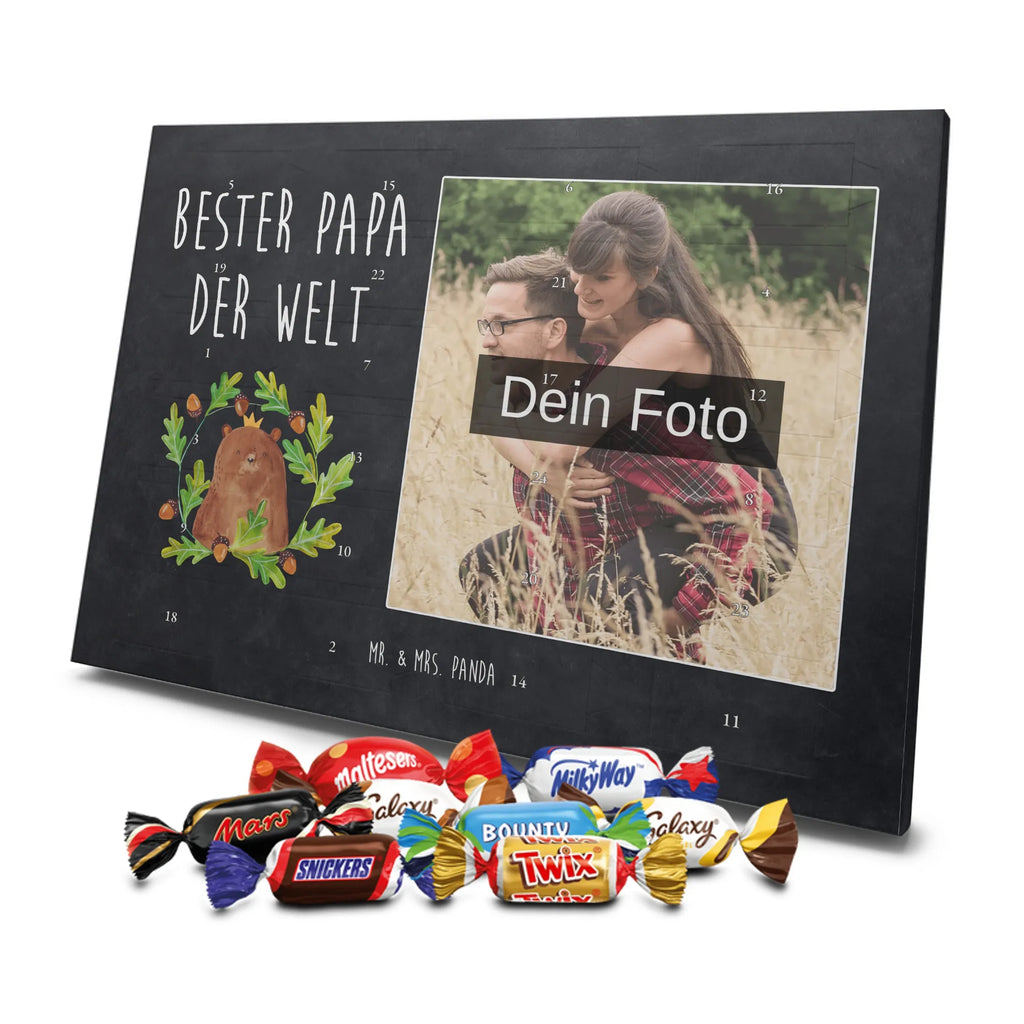 Personalisierter Schoko Foto Adventskalender Bär König Personalisierter Schoko Foto Adventskalender, Teddybär, Teddy, Bär, Vater, Bester Vater, Dad, Vatertag, Daddy, Bester Papa, Papa Bär, Papi, Weltbester Papa, Papa