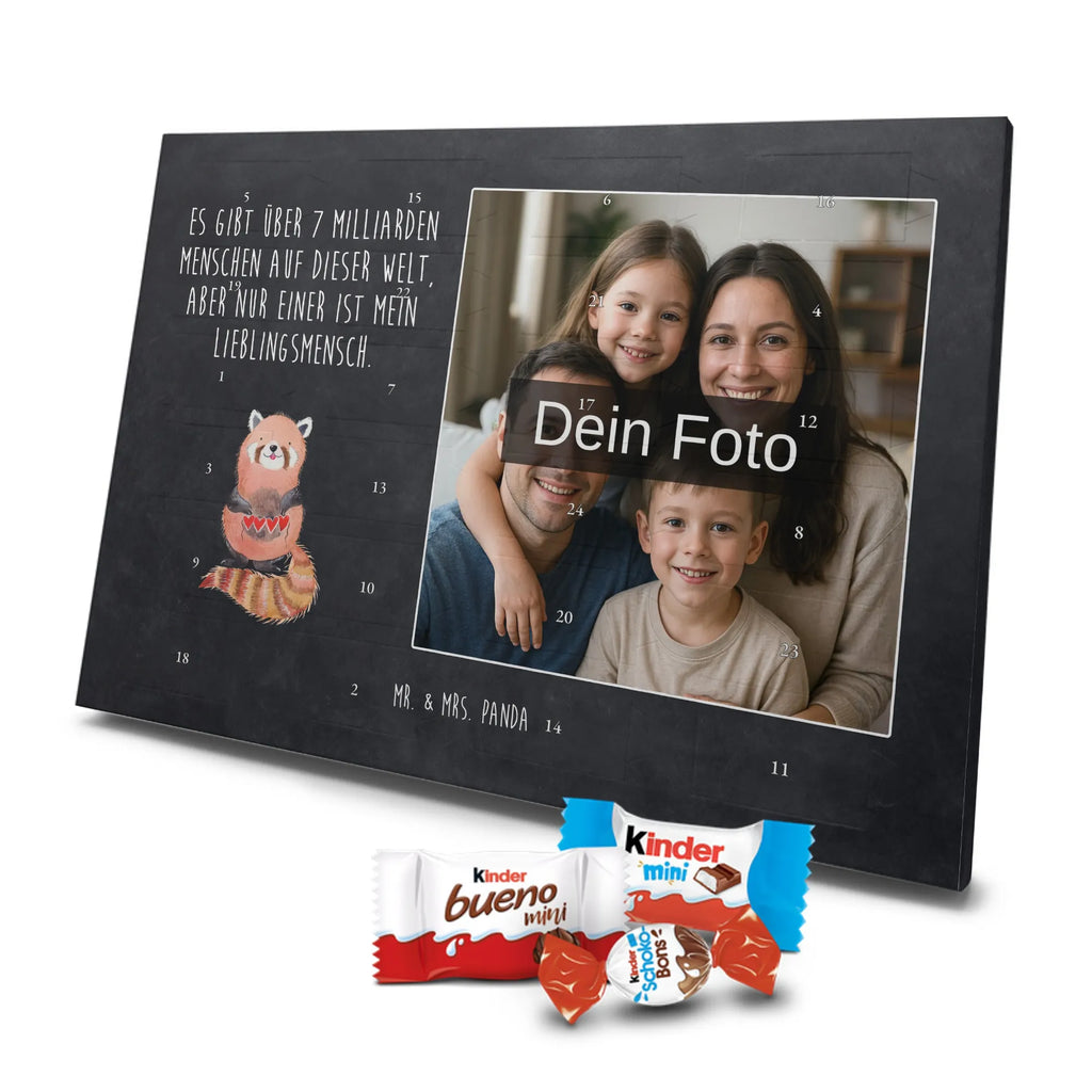 Personalisierter Schoko Foto Adventskalender Roter Panda Personalisierter Schoko Foto Adventskalender, Gute Laune, Lustige Sprüche, Tiere, Tiermotive, Panda, Lieblingsmensch, Herz, Liebling, Rot, Liebe