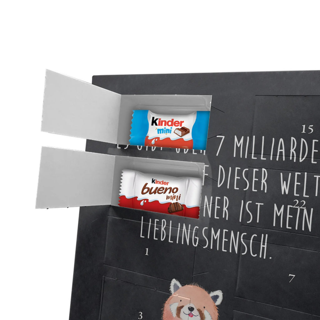 Personalisierter Schoko Foto Adventskalender Roter Panda Personalisierter Schoko Foto Adventskalender, Gute Laune, Lustige Sprüche, Tiere, Tiermotive, Panda, Lieblingsmensch, Herz, Liebling, Rot, Liebe