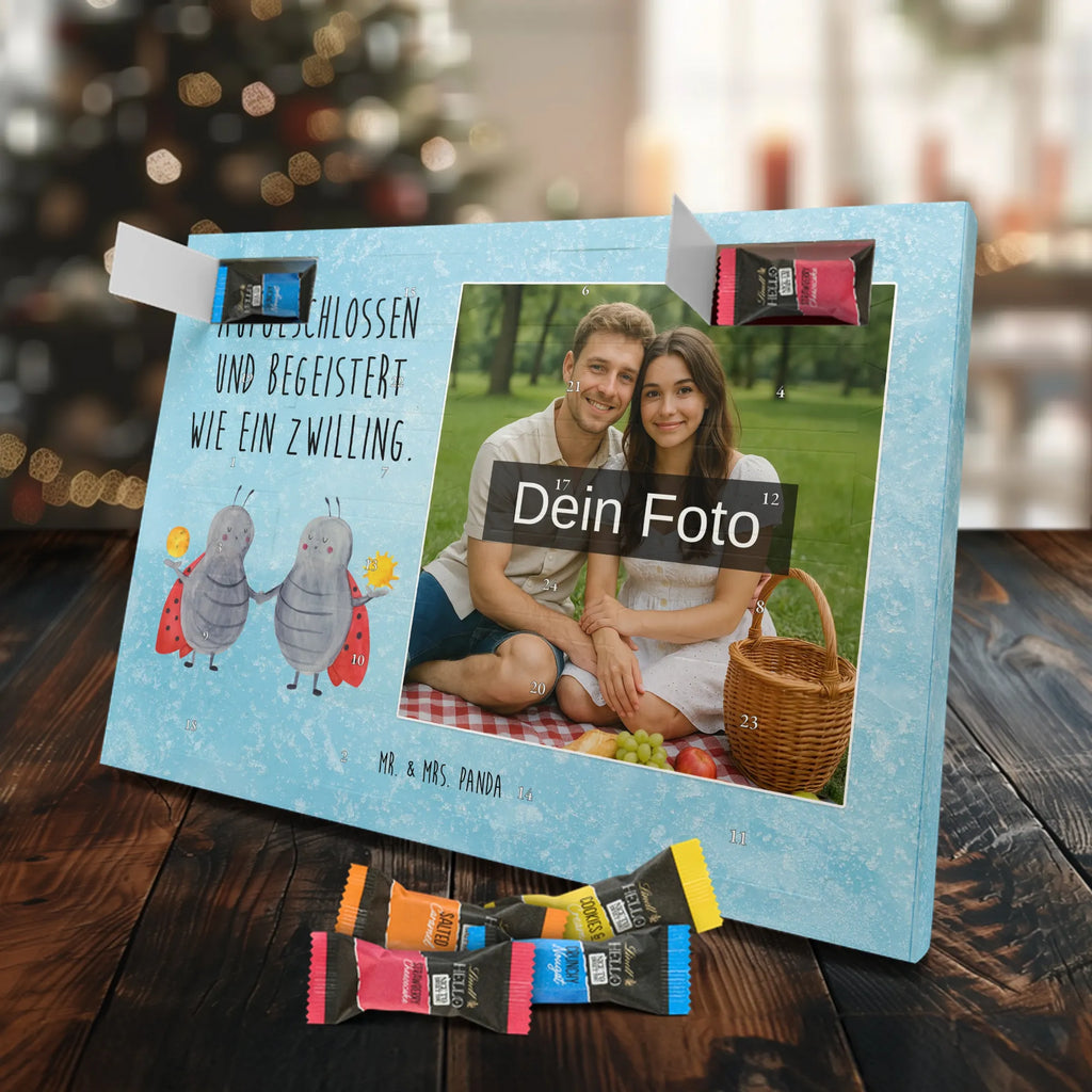 Personalisierter Schoko Foto Adventskalender Sternzeichen Zwilling Personalisierter Schoko Foto Adventskalender, Tierkreiszeichen, Horoskop, Astrologie, Aszendent, Sternzeichen, Geschenk Mai, Zwillingsbruder, Marienkäfer, Zwillingsschwester, Glückskäfer, Zwilling Sternzeichen, Geburtstag Mai, Geschenk Juni, Zwillinge, Zwilling Geschenk