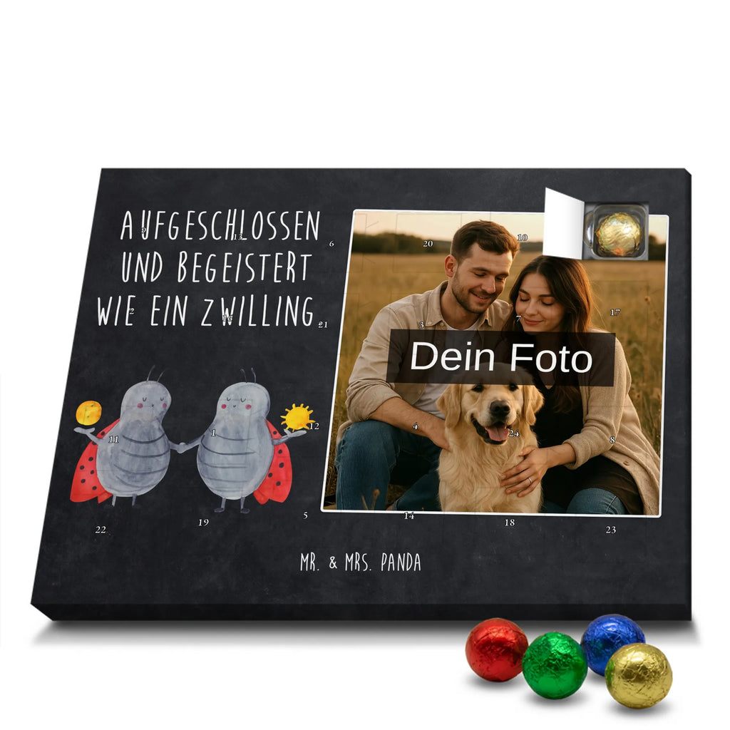 Personalisierter Schoko Foto Adventskalender Sternzeichen Zwilling Personalisierter Schoko Foto Adventskalender, Tierkreiszeichen, Horoskop, Astrologie, Aszendent, Sternzeichen, Geschenk Mai, Zwillingsbruder, Marienkäfer, Zwillingsschwester, Glückskäfer, Zwilling Sternzeichen, Geburtstag Mai, Geschenk Juni, Zwillinge, Zwilling Geschenk