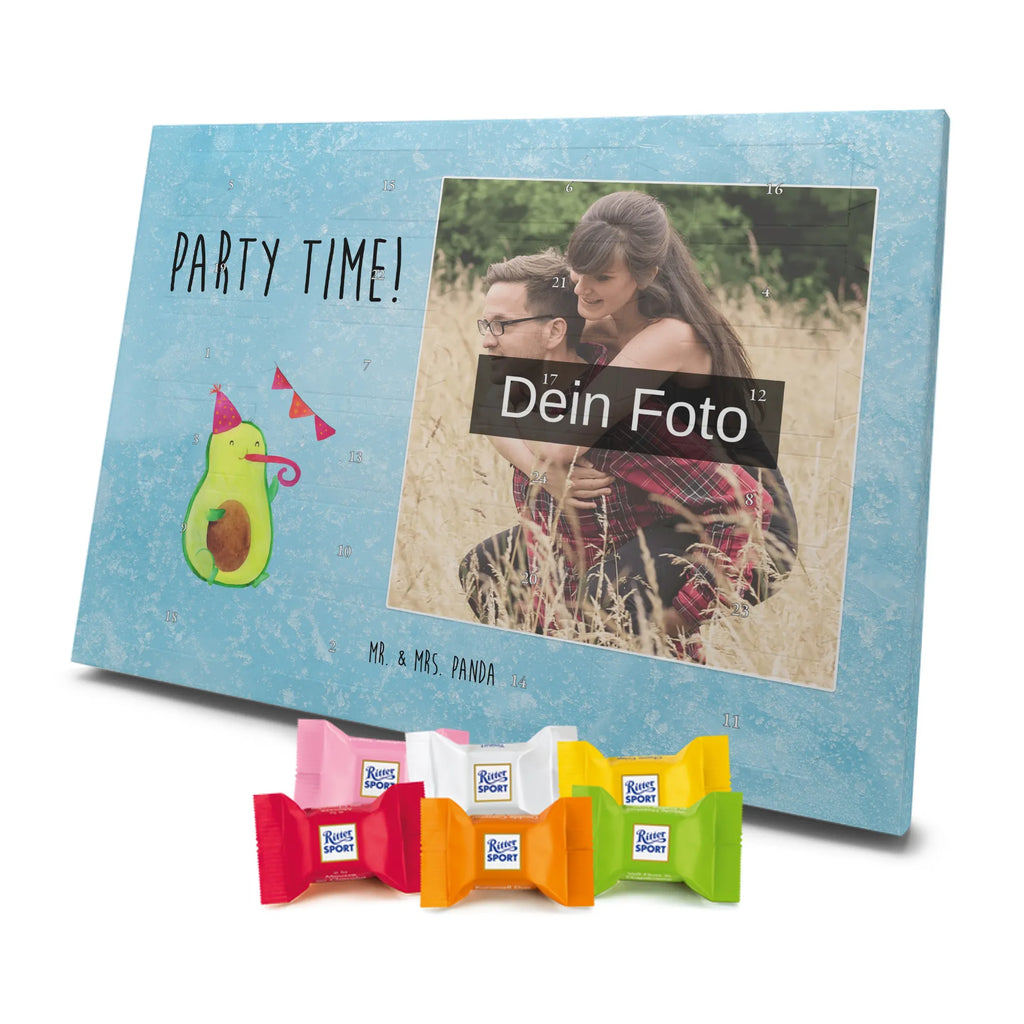 Personalisierter Schoko Foto Adventskalender Avocado Party Zeit Personalisierter Schoko Foto Adventskalender, Gesund, Veggie, Avocado, Vegan