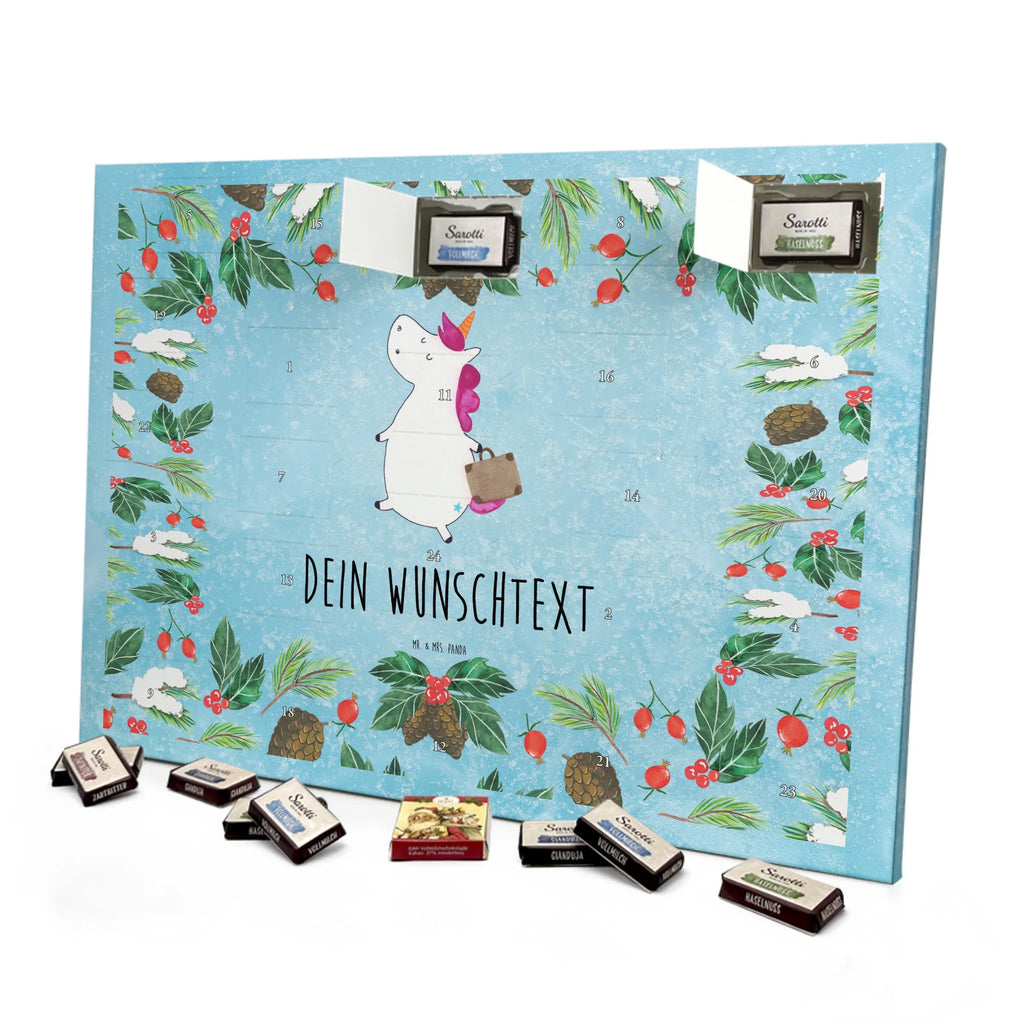 Adventskalender mit Namen Einhorn Koffer Adventskalender mit Namen, Personalisierter Adventskalender, Einhörner, Unicorn, Einhorn Deko, Einhorn, Lustig, Albern, Verreisen, Abenteuer, Kind, Reise, Koffer, Gepäck, Spaß, Witzig, Erwachsen