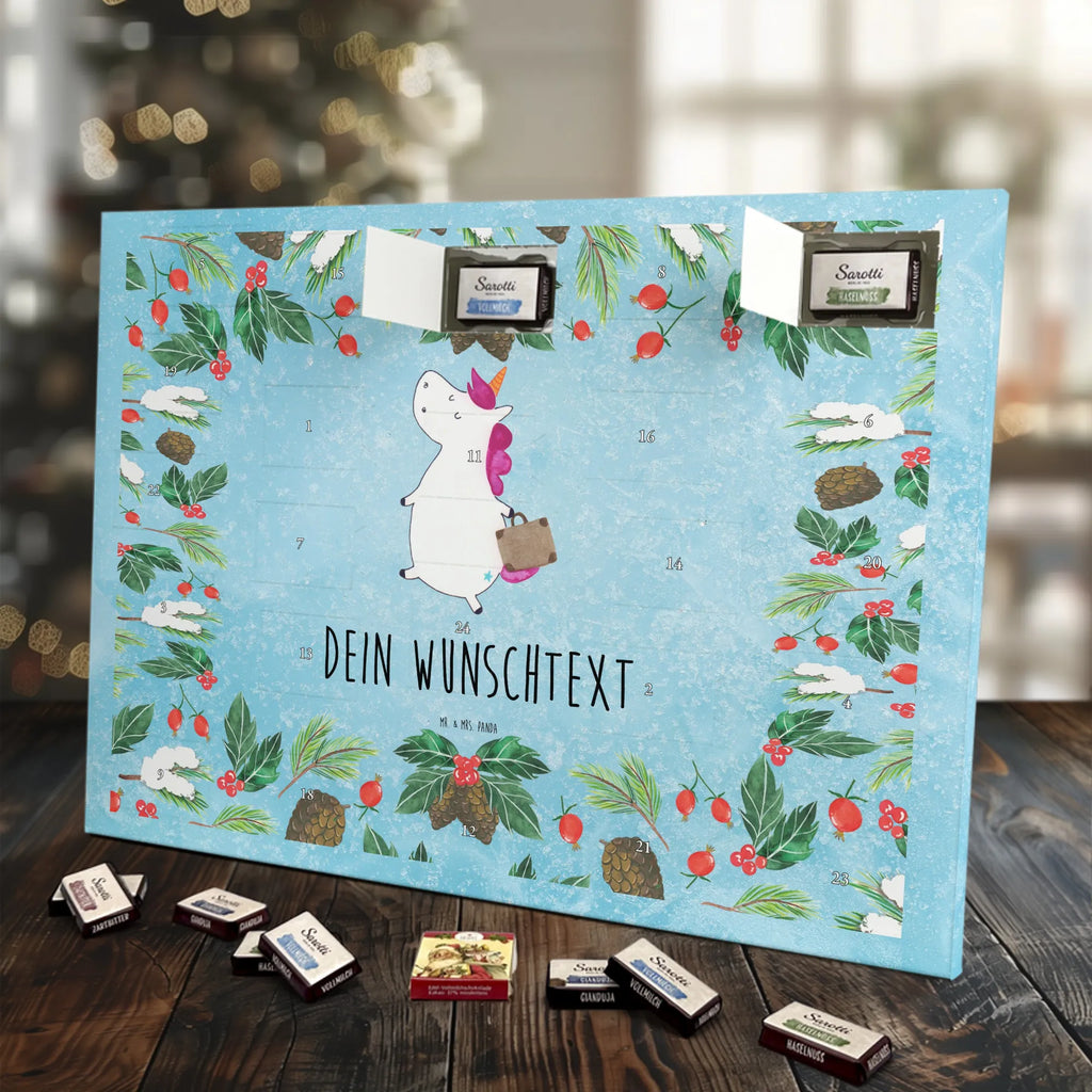 Adventskalender mit Namen Einhorn Koffer Adventskalender mit Namen, Personalisierter Adventskalender, Einhörner, Unicorn, Einhorn Deko, Einhorn, Lustig, Albern, Verreisen, Abenteuer, Kind, Reise, Koffer, Gepäck, Spaß, Witzig, Erwachsen