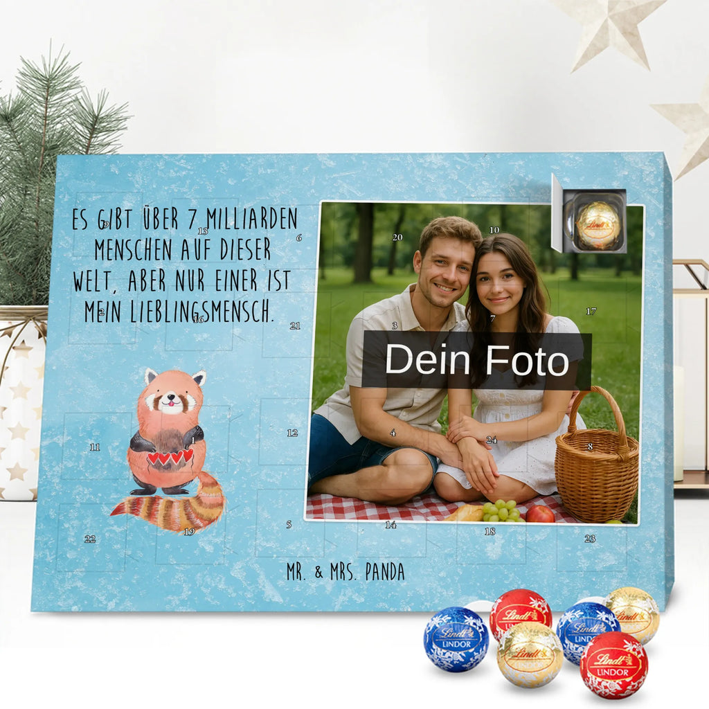 Personalisierter Schoko Foto Adventskalender Roter Panda Personalisierter Schoko Foto Adventskalender, Gute Laune, Lustige Sprüche, Tiere, Tiermotive, Panda, Lieblingsmensch, Herz, Liebling, Rot, Liebe