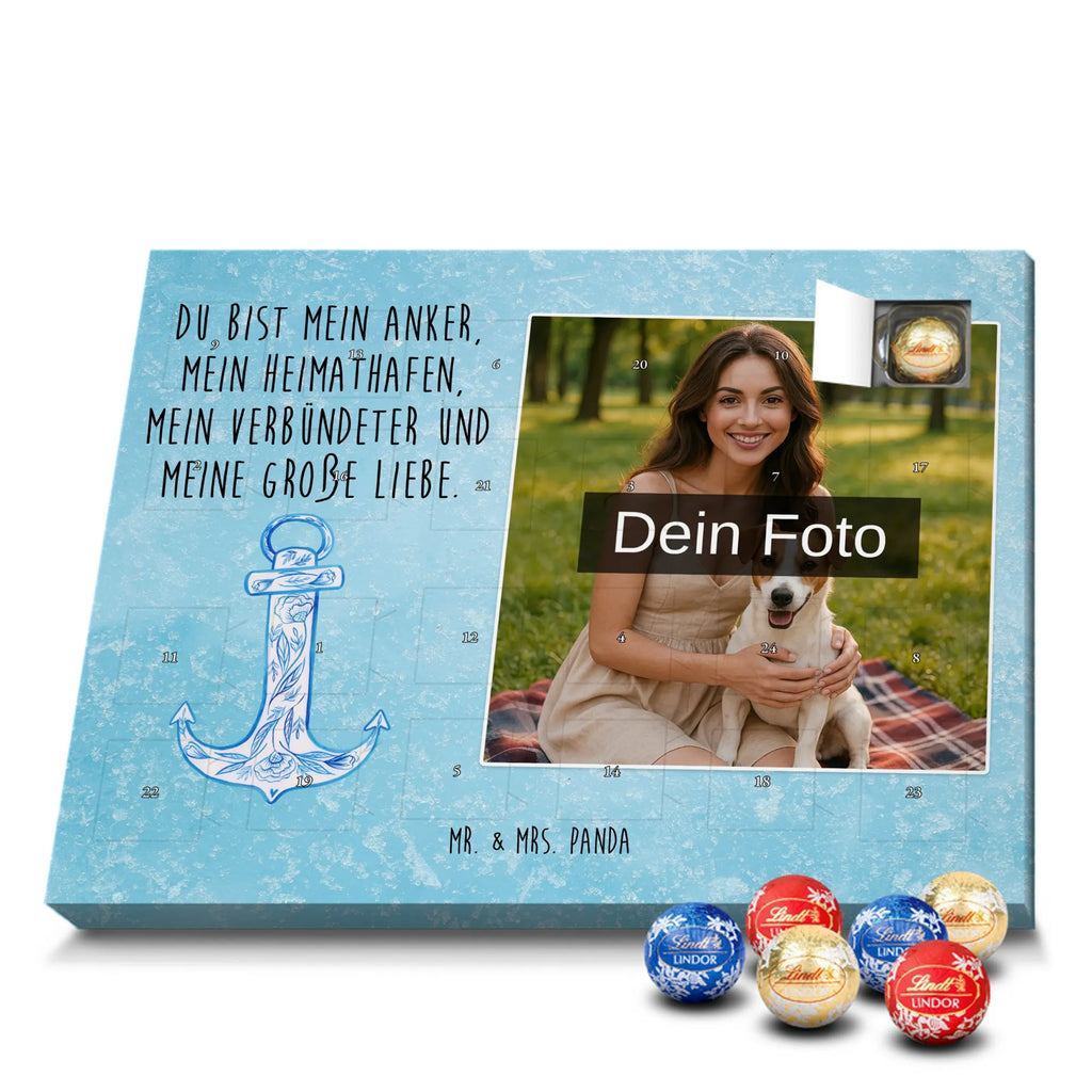 Personalisierter Schoko Foto Adventskalender Anker Blau Personalisierter Schoko Foto Adventskalender, Gute Laune, Lustige Sprüche, Tiere, Tiermotive