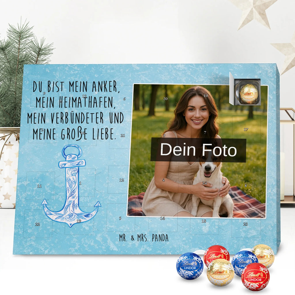 Personalisierter Schoko Foto Adventskalender Anker Blau Personalisierter Schoko Foto Adventskalender, Gute Laune, Lustige Sprüche, Tiere, Tiermotive