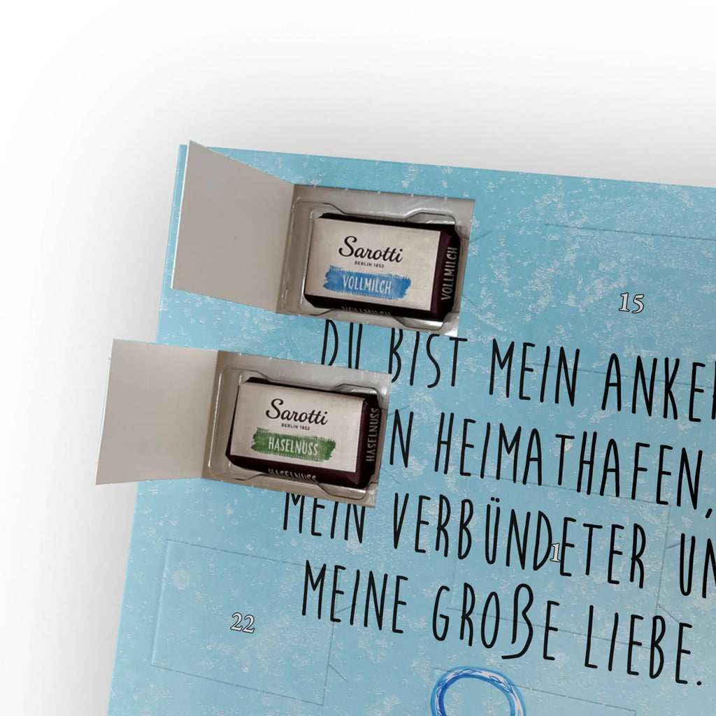 Personalisierter Schoko Foto Adventskalender Anker Blau Personalisierter Schoko Foto Adventskalender, Gute Laune, Lustige Sprüche, Tiere, Tiermotive