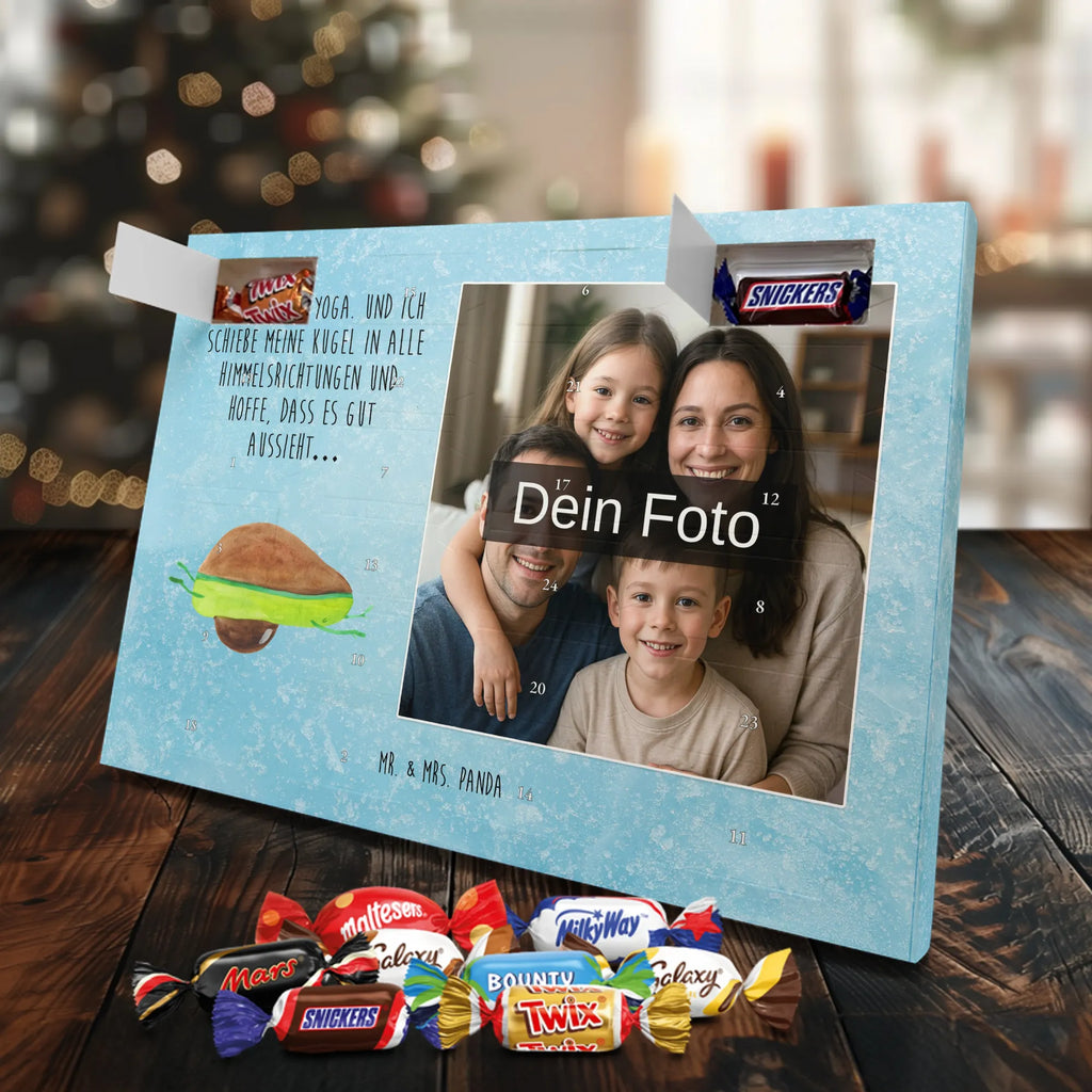 Personalisierter Schoko Foto Adventskalender Avocado Yoga Personalisierter Schoko Foto Adventskalender, Gesund, Veggie, Avocado, Vegan, Avocado Yoga Vegan