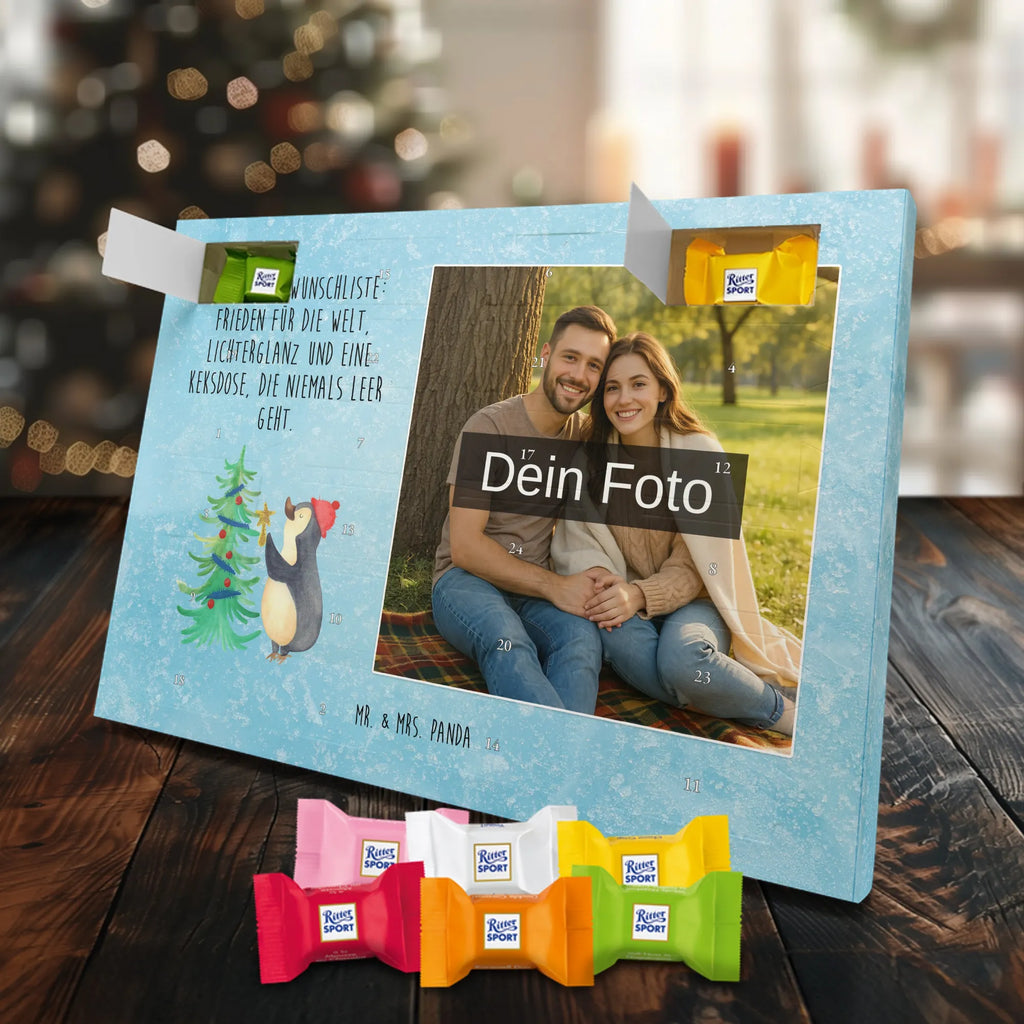 Personalisierter Schoko Foto Adventskalender Pinguin Weihnachtsbaum Personalisierter Schoko Foto Adventskalender, Weihnachtsdeko, Heiligabend, Weihnachten, Advent, Wintermotiv, Nikolaus, Winter, Pinguin