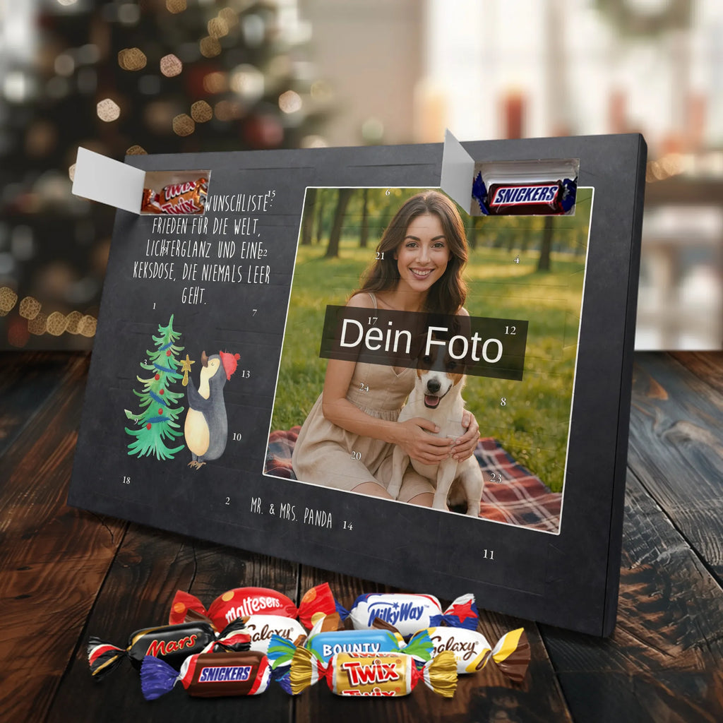 Personalisierter Schoko Foto Adventskalender Pinguin Weihnachtsbaum Personalisierter Schoko Foto Adventskalender, Weihnachtsdeko, Heiligabend, Weihnachten, Advent, Wintermotiv, Nikolaus, Winter, Pinguin