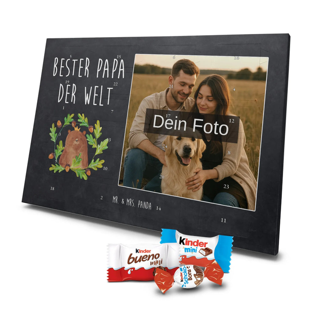 Personalisierter Schoko Foto Adventskalender Bär König Personalisierter Schoko Foto Adventskalender, Teddybär, Teddy, Bär, Vater, Bester Vater, Dad, Vatertag, Daddy, Bester Papa, Papa Bär, Papi, Weltbester Papa, Papa
