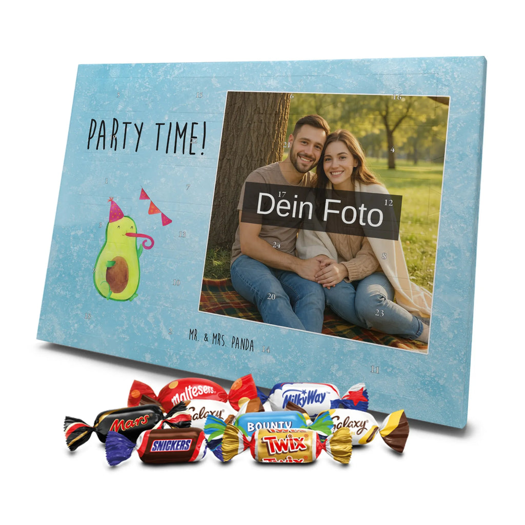 Personalisierter Schoko Foto Adventskalender Avocado Party Zeit Personalisierter Schoko Foto Adventskalender, Gesund, Veggie, Avocado, Vegan