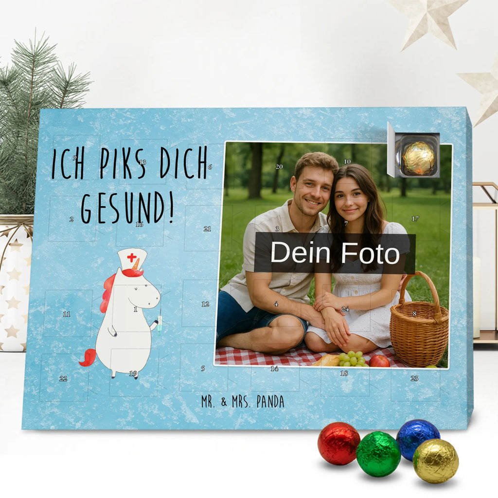 Personalisierter Schoko Foto Adventskalender Einhorn Krankenschwester Personalisierter Schoko Foto Adventskalender, Unicorn, Einhorn, Einhörner, Einhorn Deko, Krankenschwester Dankeschön, Krankenhaus, Ärztin Geschenk, Krankenschwester Geschenk, Krankenpfleger Geschenk, Krankenpflegerin