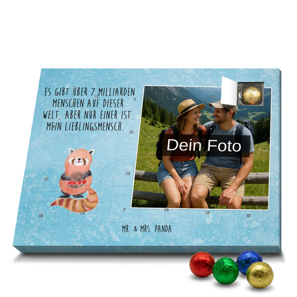 Personalisierter Schoko Foto Adventskalender Roter Panda Personalisierter Schoko Foto Adventskalender, Gute Laune, Lustige Sprüche, Tiere, Tiermotive, Panda, Lieblingsmensch, Herz, Liebling, Rot, Liebe