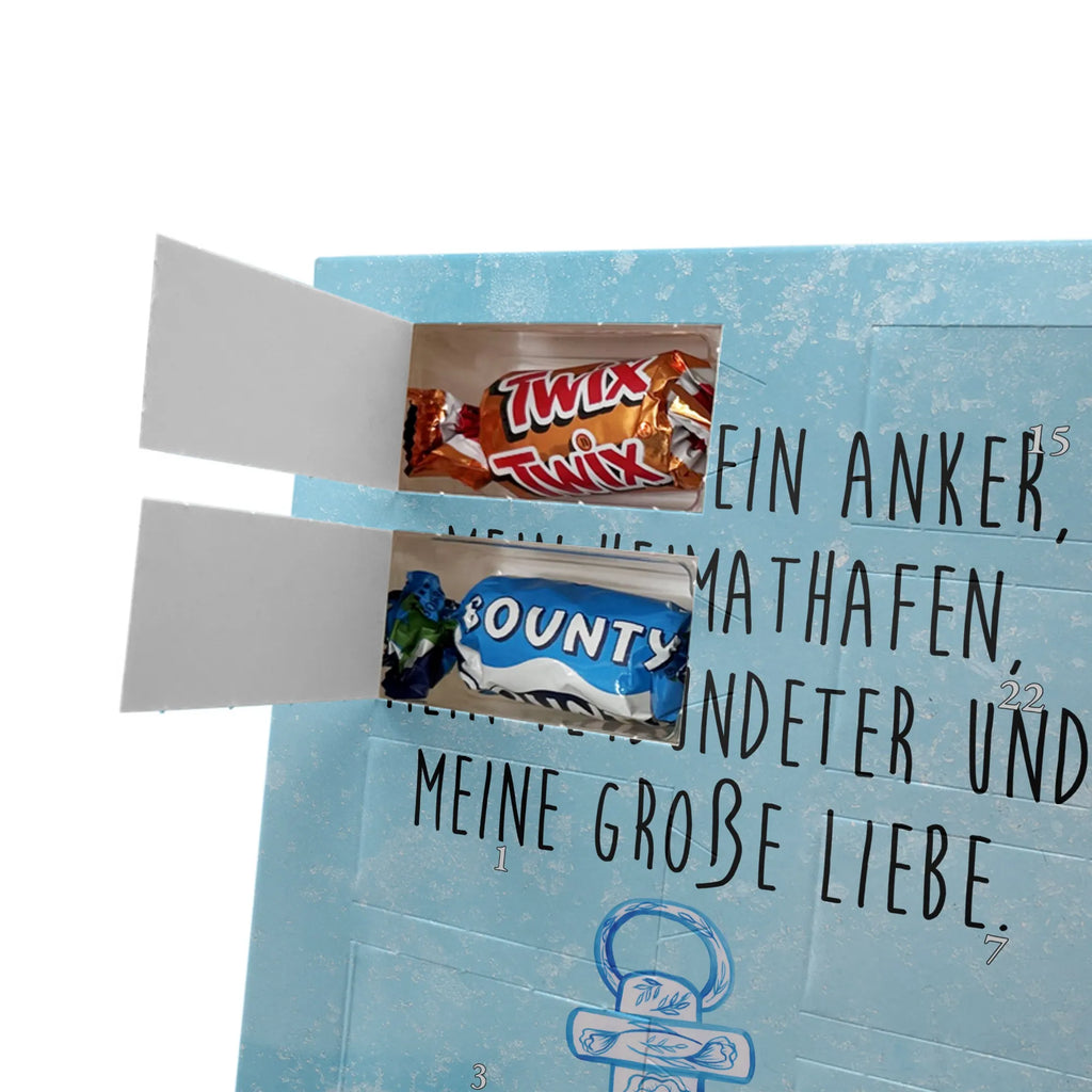 Personalisierter Schoko Foto Adventskalender Anker Blau Personalisierter Schoko Foto Adventskalender, Gute Laune, Lustige Sprüche, Tiere, Tiermotive