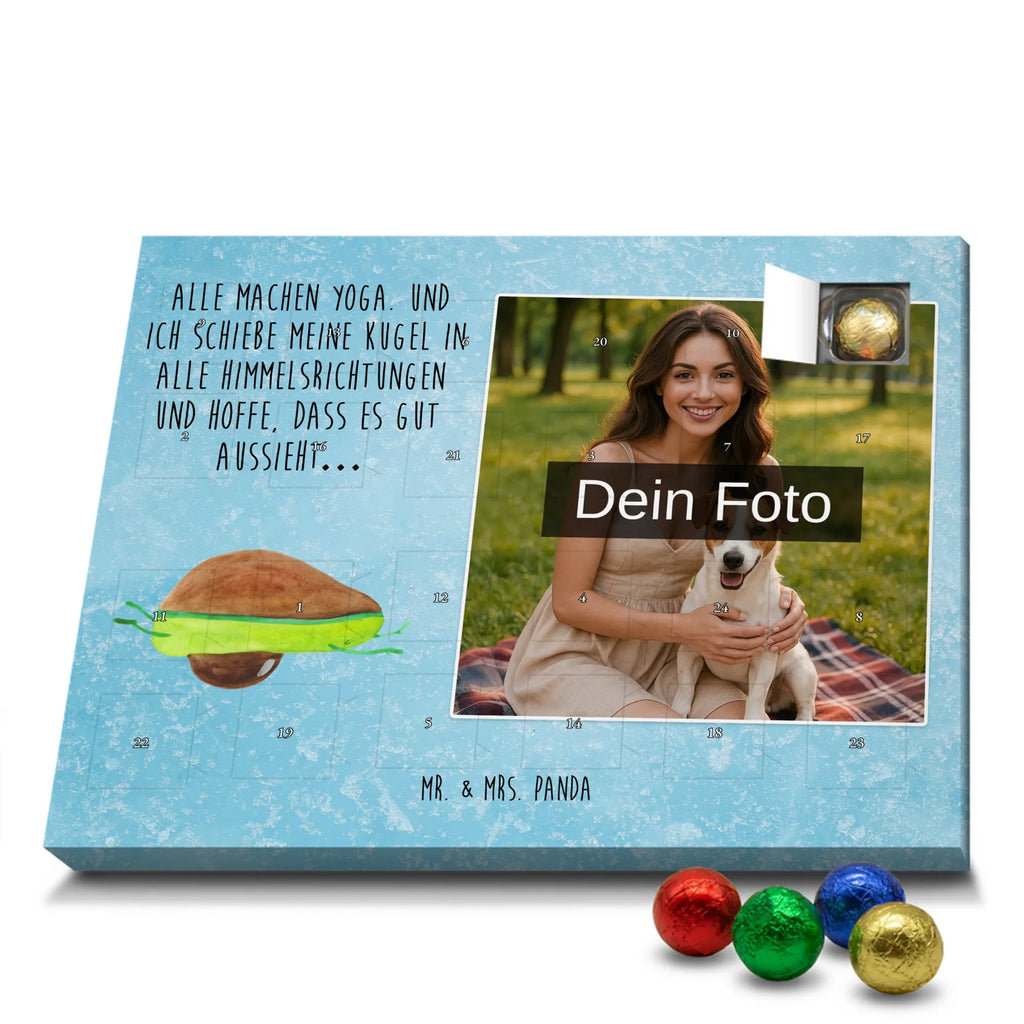 Personalisierter Schoko Foto Adventskalender Avocado Yoga Personalisierter Schoko Foto Adventskalender, Gesund, Veggie, Avocado, Vegan, Avocado Yoga Vegan