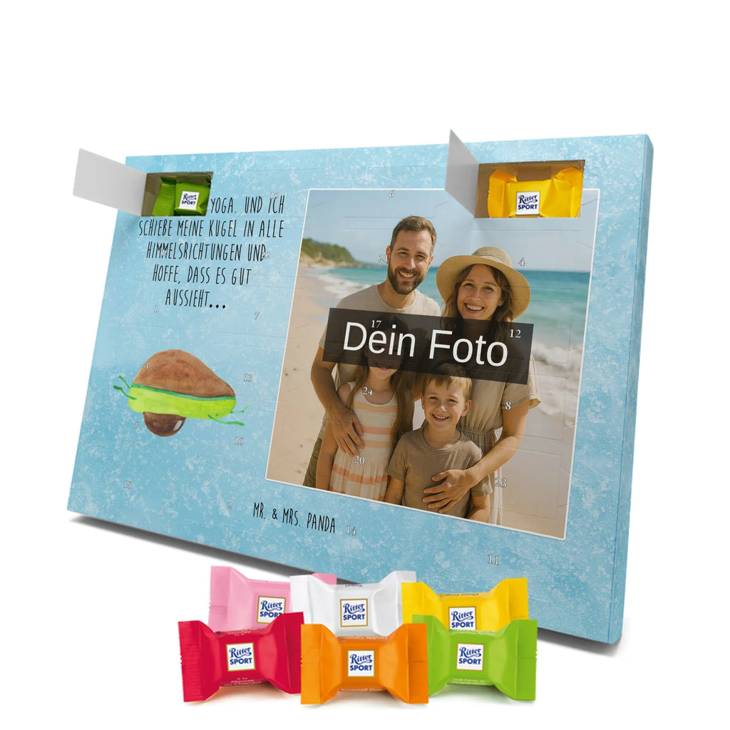 Personalisierter Schoko Foto Adventskalender Avocado Yoga Personalisierter Schoko Foto Adventskalender, Gesund, Veggie, Avocado, Vegan, Avocado Yoga Vegan