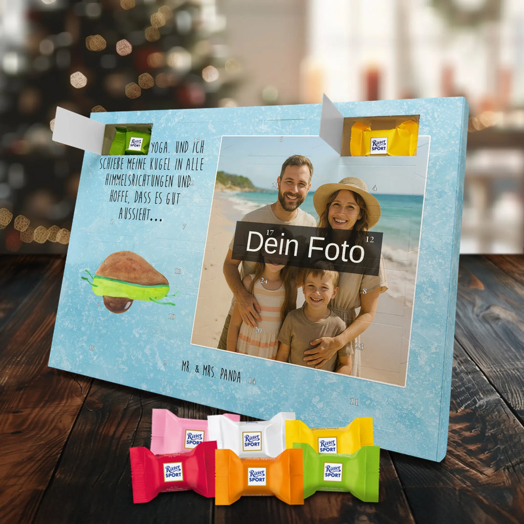 Personalisierter Schoko Foto Adventskalender Avocado Yoga Personalisierter Schoko Foto Adventskalender, Gesund, Veggie, Avocado, Vegan, Avocado Yoga Vegan