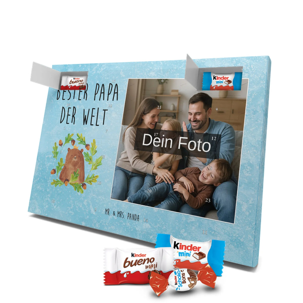 Personalisierter Schoko Foto Adventskalender Bär König Personalisierter Schoko Foto Adventskalender, Teddybär, Teddy, Bär, Vater, Bester Vater, Dad, Vatertag, Daddy, Bester Papa, Papa Bär, Papi, Weltbester Papa, Papa