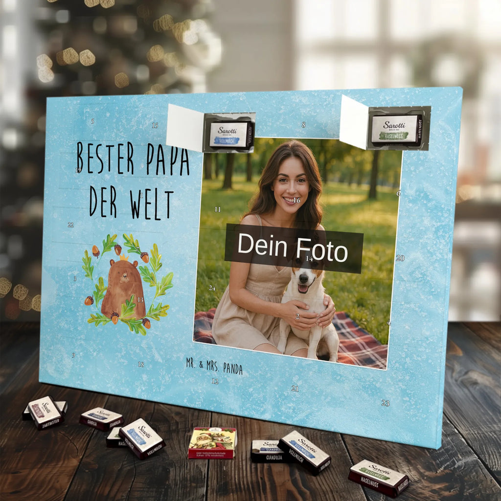 Personalisierter Schoko Foto Adventskalender Bär König Personalisierter Schoko Foto Adventskalender, Teddybär, Teddy, Bär, Vater, Bester Vater, Dad, Vatertag, Daddy, Bester Papa, Papa Bär, Papi, Weltbester Papa, Papa