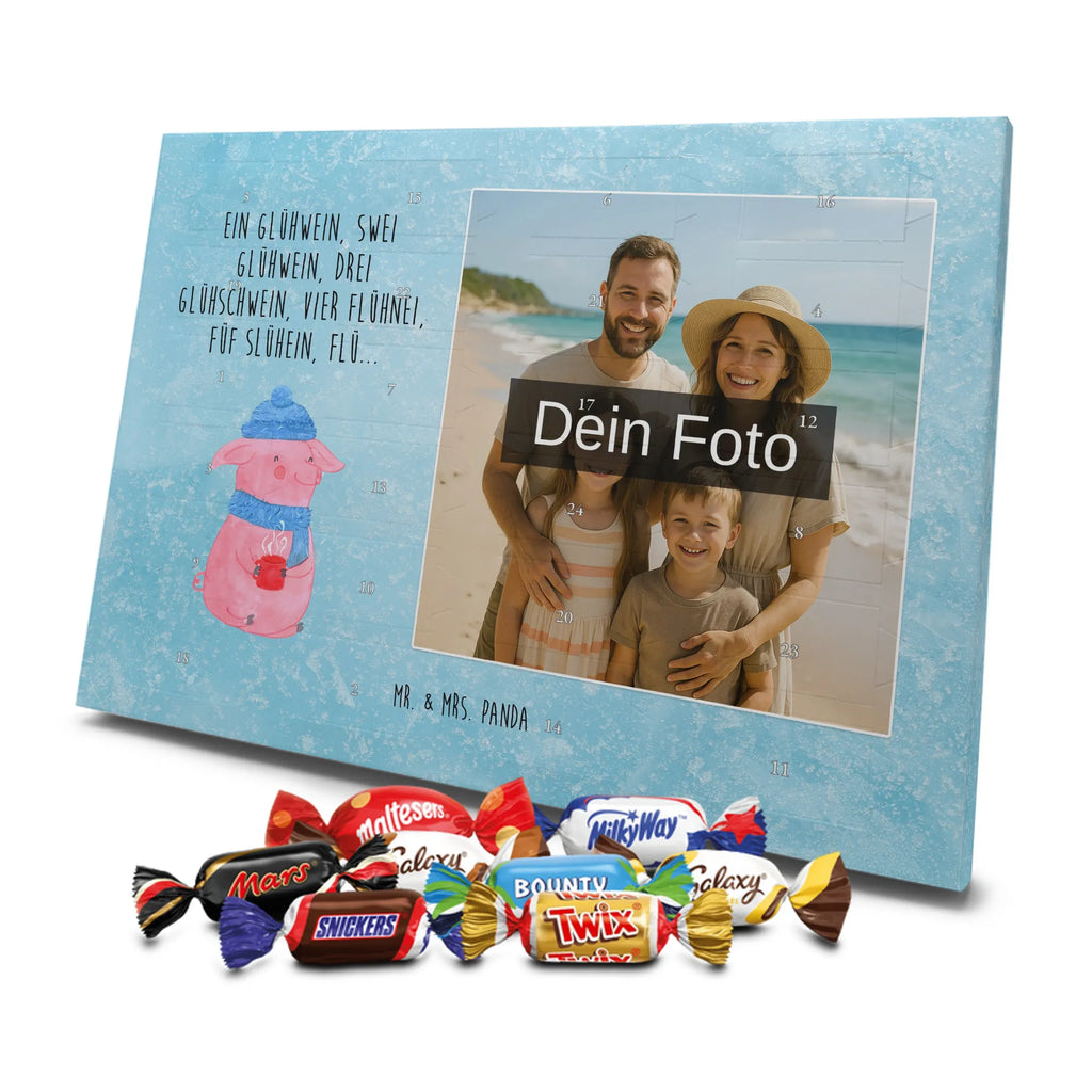 Personalisierter Schoko Foto Adventskalender Schweinchen Glühwein Personalisierter Schoko Foto Adventskalender, Winter, Wintermotiv, Advent, Nikolaus, Weihnachten, Weihnachtsdeko, Heiligabend, Spruch, Glühwein, Weihnachtsmarkt, Betrunken
