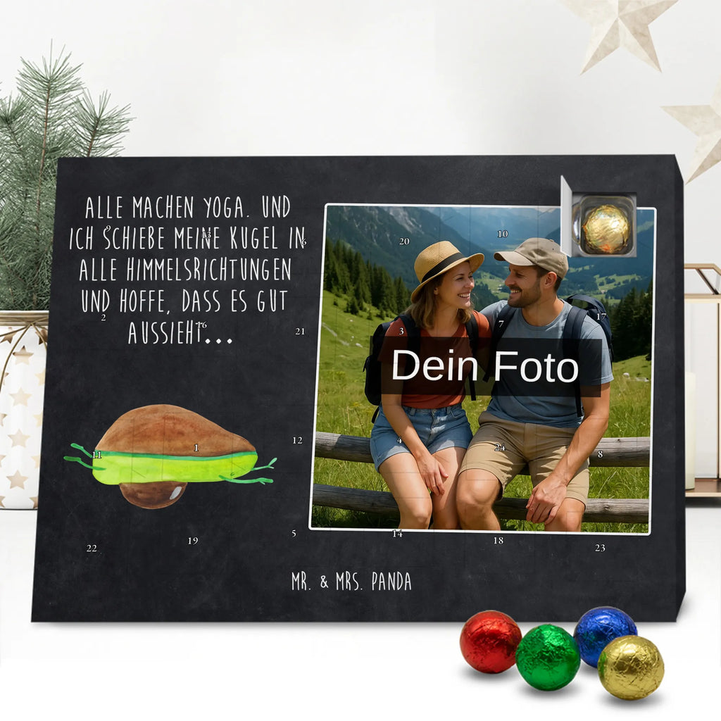 Personalisierter Schoko Foto Adventskalender Avocado Yoga Personalisierter Schoko Foto Adventskalender, Gesund, Veggie, Avocado, Vegan, Avocado Yoga Vegan