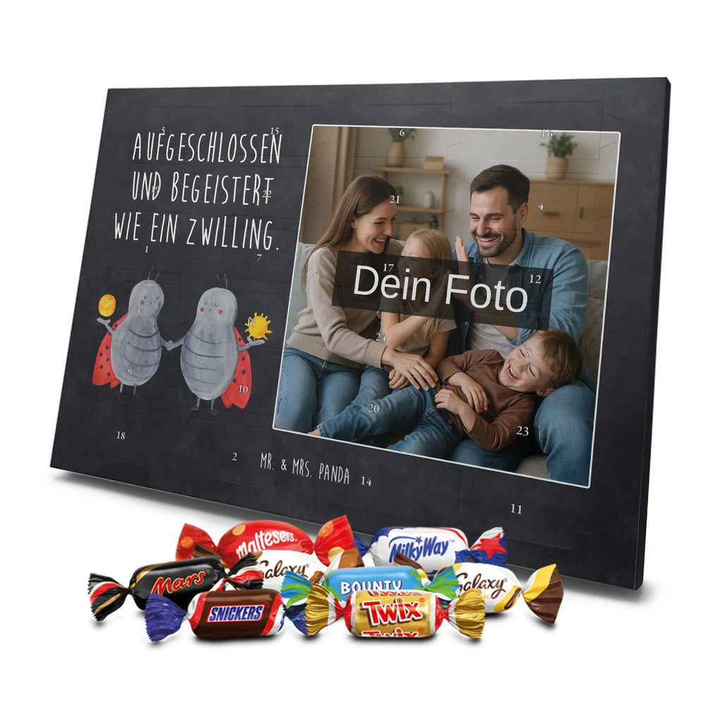 Personalisierter Schoko Foto Adventskalender Sternzeichen Zwilling Personalisierter Schoko Foto Adventskalender, Tierkreiszeichen, Horoskop, Astrologie, Aszendent, Sternzeichen, Geschenk Mai, Zwillingsbruder, Marienkäfer, Zwillingsschwester, Glückskäfer, Zwilling Sternzeichen, Geburtstag Mai, Geschenk Juni, Zwillinge, Zwilling Geschenk
