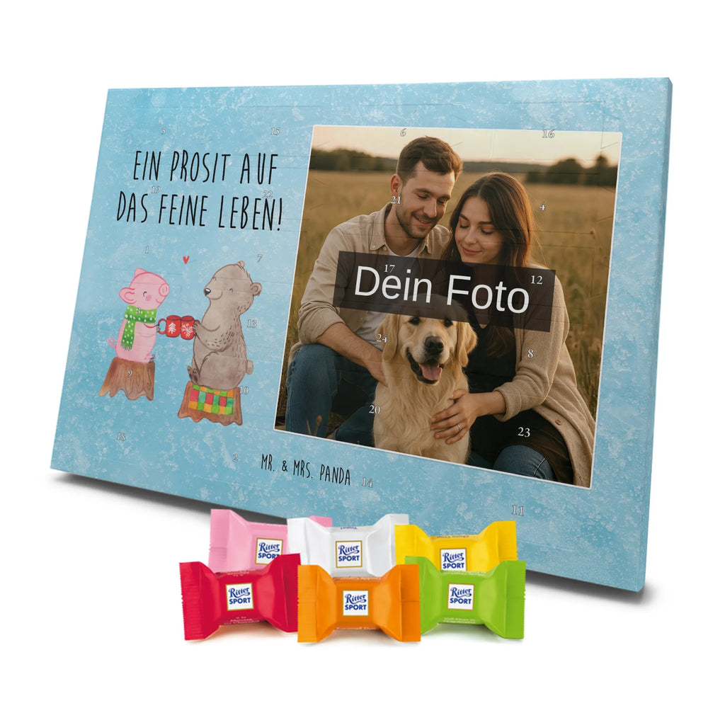 Personalisierter Schoko Foto Adventskalender Glühschwein Sause Personalisierter Schoko Foto Adventskalender, Winter, Wintermotiv, Advent, Nikolaus, Weihnachten, Weihnachtsdeko, Heiligabend, Alles Gute, Prost, Schwein, Weihnachtszeit, Bär