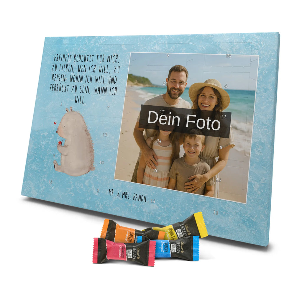 Personalisierter Schoko Foto Adventskalender Bär Marienkäfer Personalisierter Schoko Foto Adventskalender, Teddybär, Teddy, Bär, Freiheit, Liebe, Das Leben Ist schön, Motivation, Marienkäfer