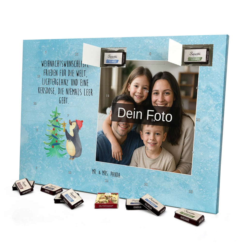 Personalisierter Schoko Foto Adventskalender Pinguin Weihnachtsbaum Personalisierter Schoko Foto Adventskalender, Weihnachtsdeko, Heiligabend, Weihnachten, Advent, Wintermotiv, Nikolaus, Winter, Pinguin
